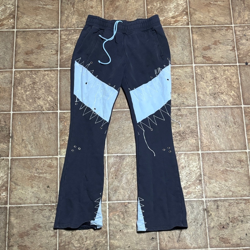 Stylish Navy blue and Light Blue Men's Joggers